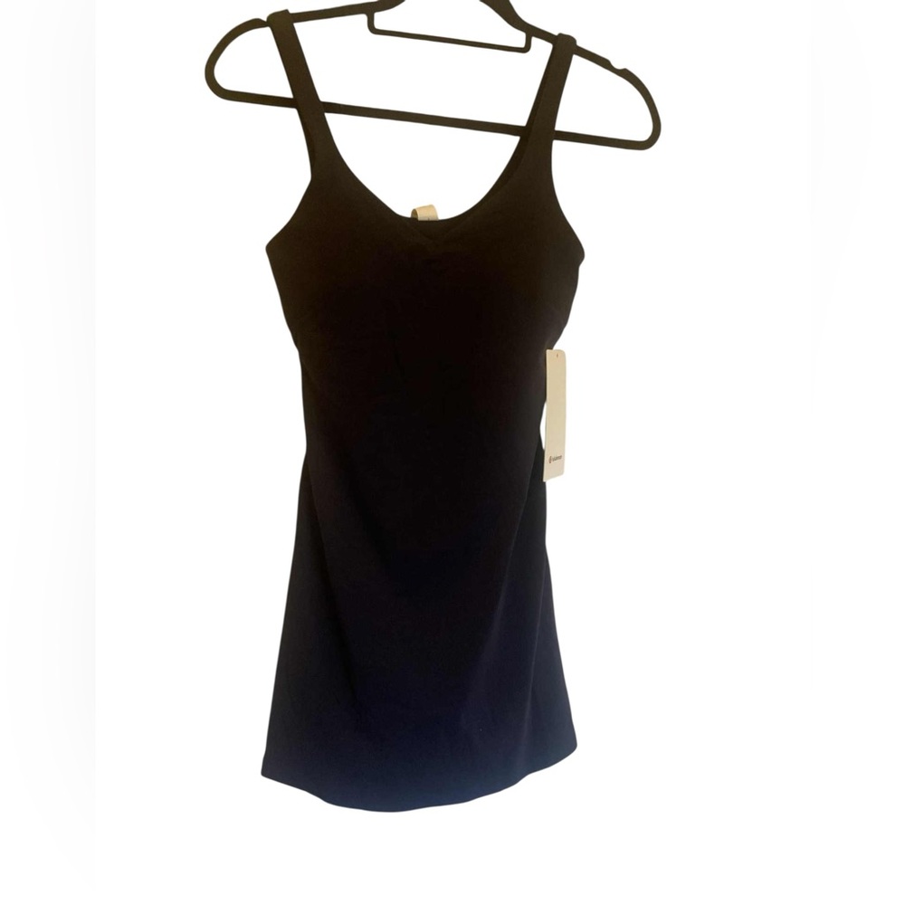 lululemon athletica Black Scoop Tank Mini Dress BRAND NEW